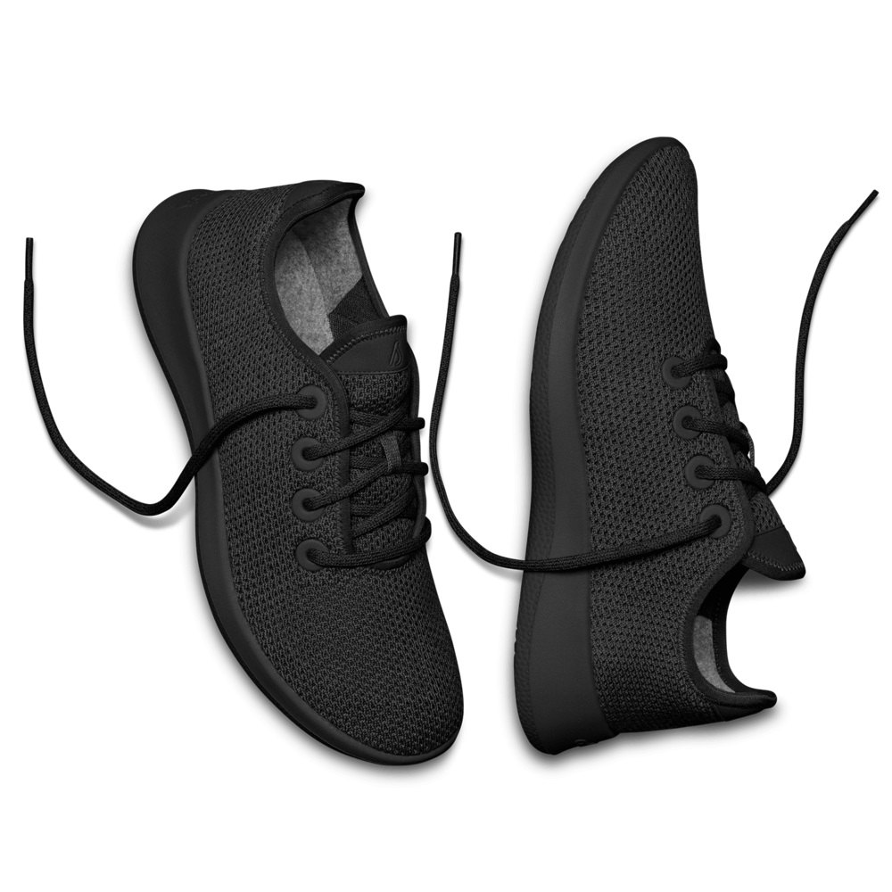 Allbirds Men\'s Sneakers Black - Tree Runners - 68750LNKP